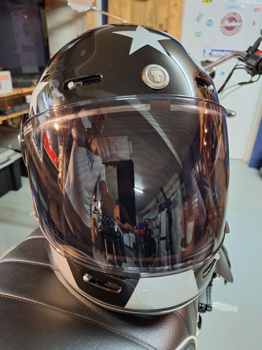 Capacete retro Torq T1 ( captain vegas) Tamanho M