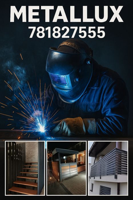 Spawanie: balustrady schody ogrodzenia wiaty