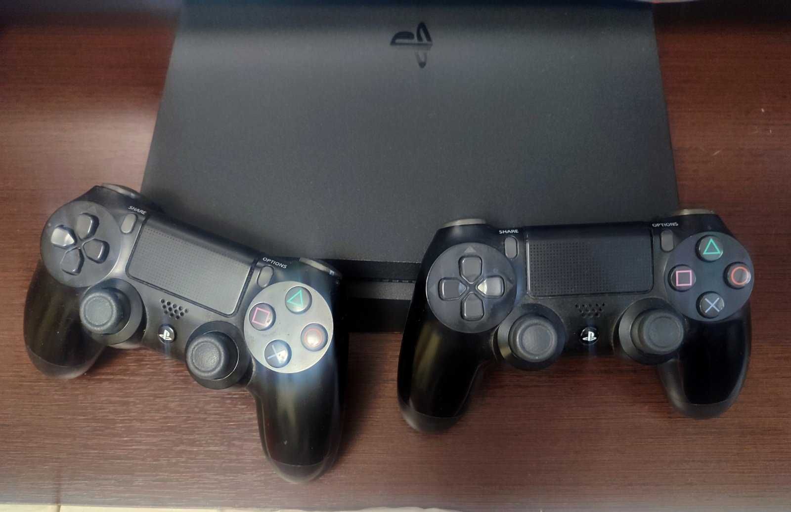 Sony Playstation 4 slim 500GB  2 джойстіка