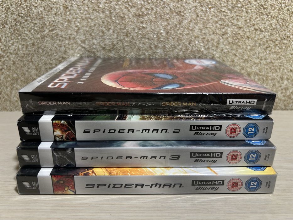 4K UHD HDR Blu-ray Коллекция Человек-Паук (2002-2021) с переводом.
