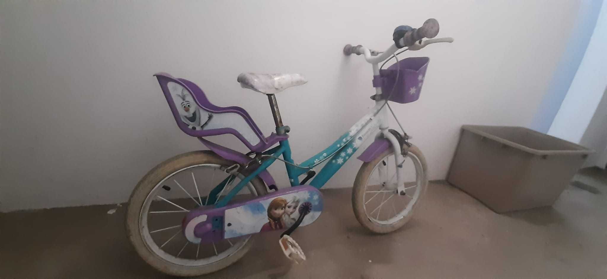 Bicicleta de criança frozen