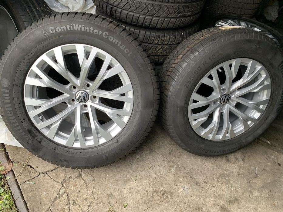 Nowe Alufelgi  z nowymi oponami touareg 3 255/60/18 model cascada