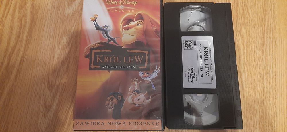 Kaseta VHS Bajka Król Lew