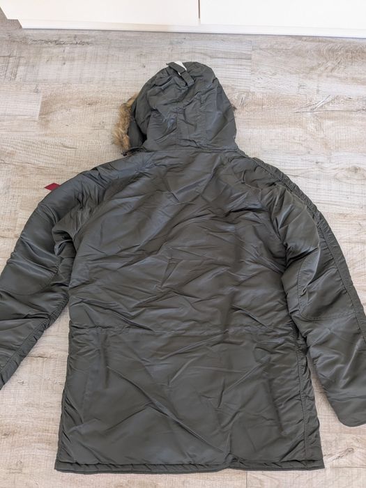 Куртка Аляска N-3B Slim fit оливкова, розмір XXL і 3ХL - USA