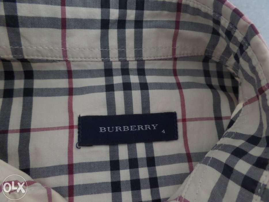 Camisa Burberry - 4 anos