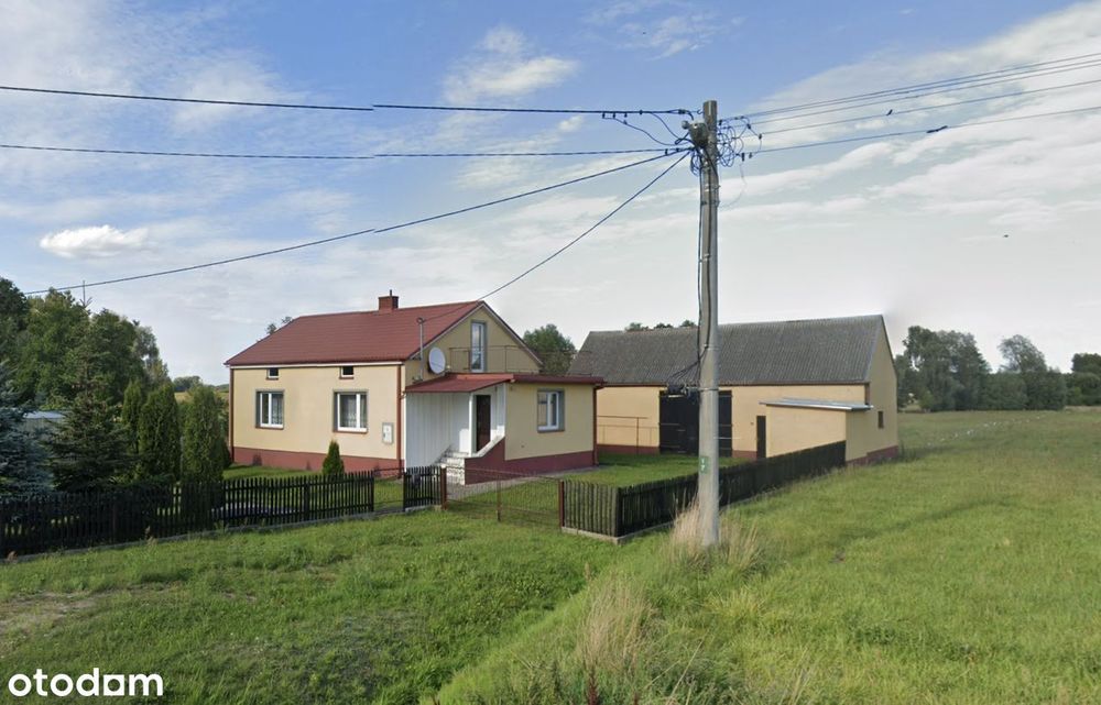 Dom oraz budynek gospodarczy + ziemia ok. 1 hektar