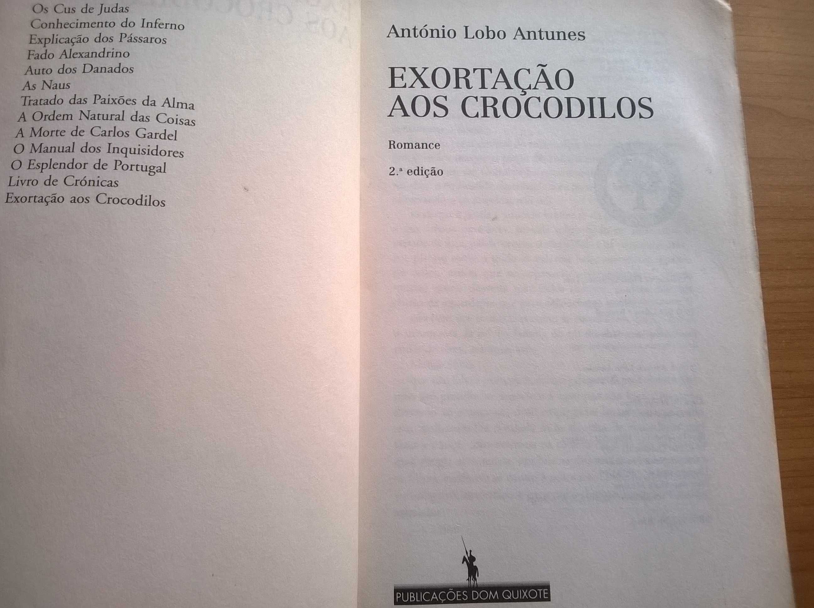 Exortação aos Crocodilos (2.ª ed.) - António Lobo Antunes