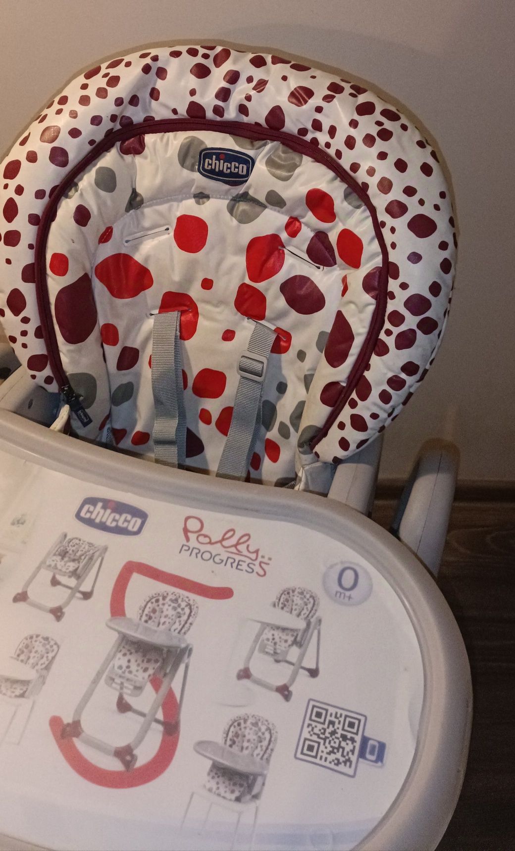 Chicco Polly Progress 5 krzesełko, fotelik do karmienia, jedzenia.