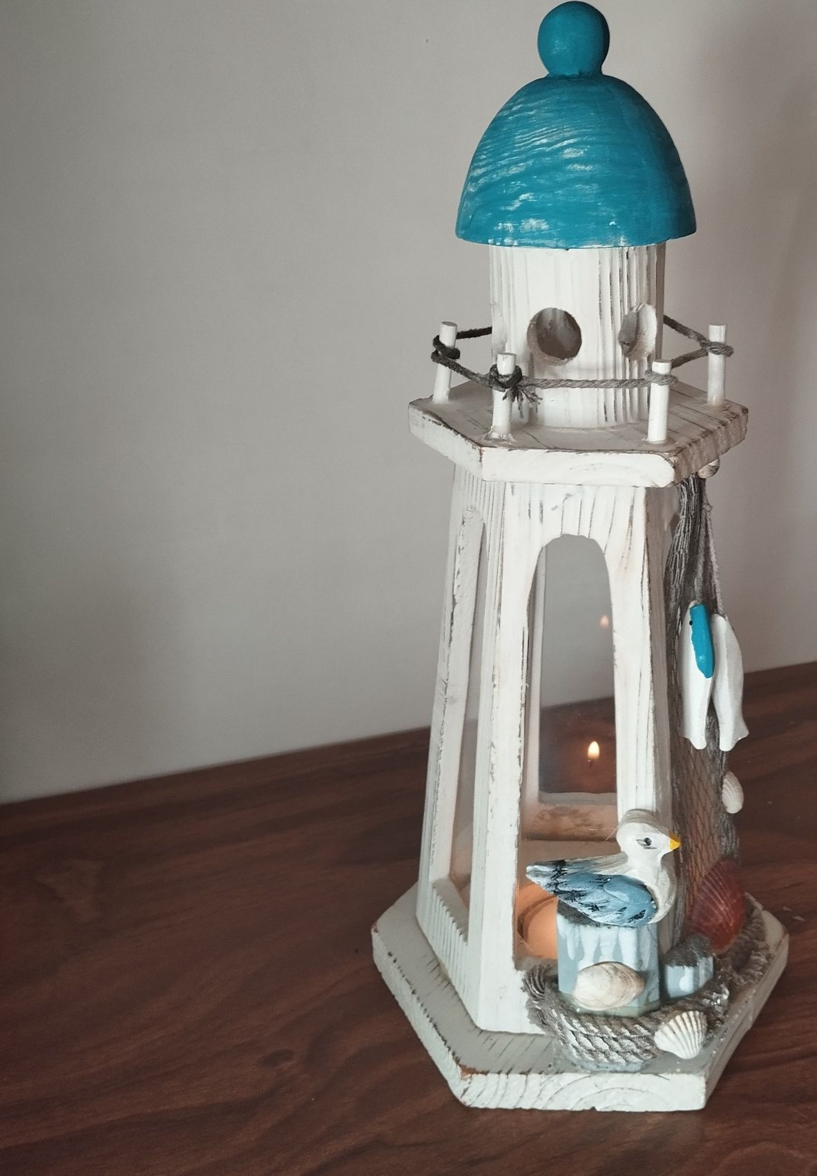 Декоративный морской маяк светильник высота 32 см