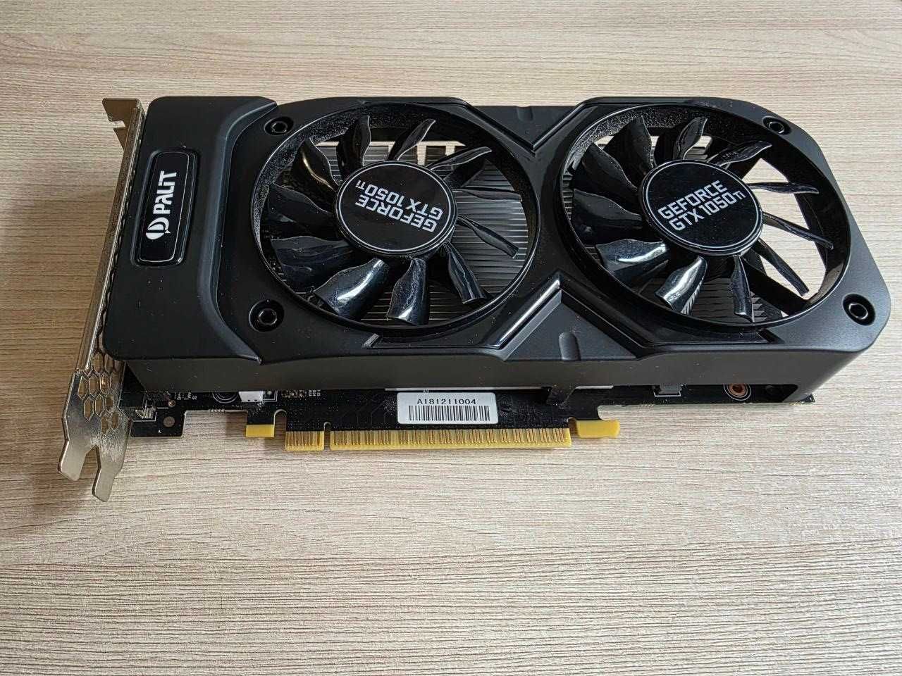 Відеокарта Palit GeForce GTX 1050 Ti Dual OC 4GB GDDR5 (128bit)
