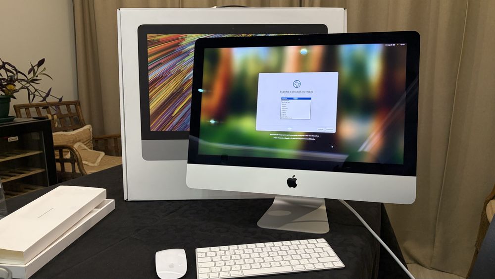 IMac de 21,5” com ecrã retina 4k. 1 TB de Fusion Drive.