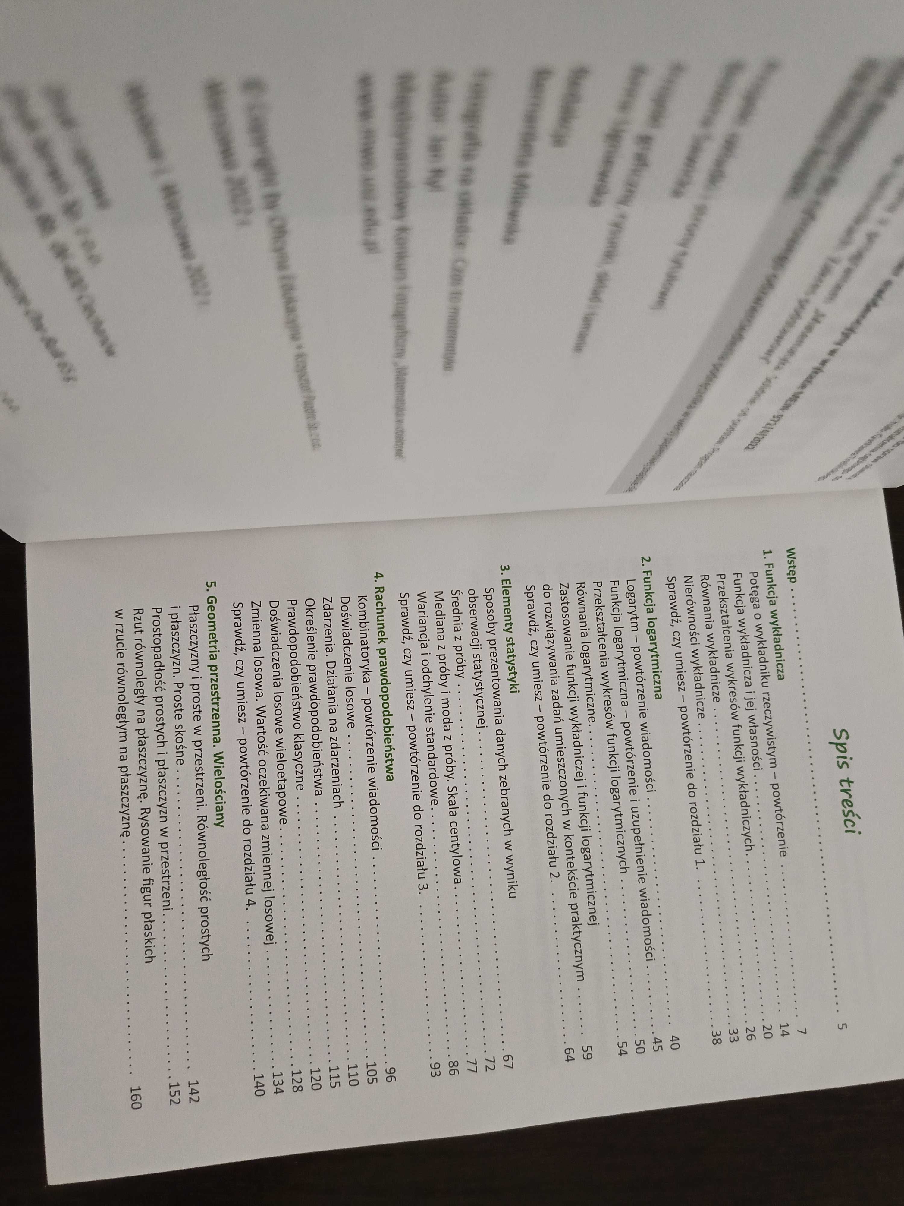 Matematyka klasa 4 liceum technikum
