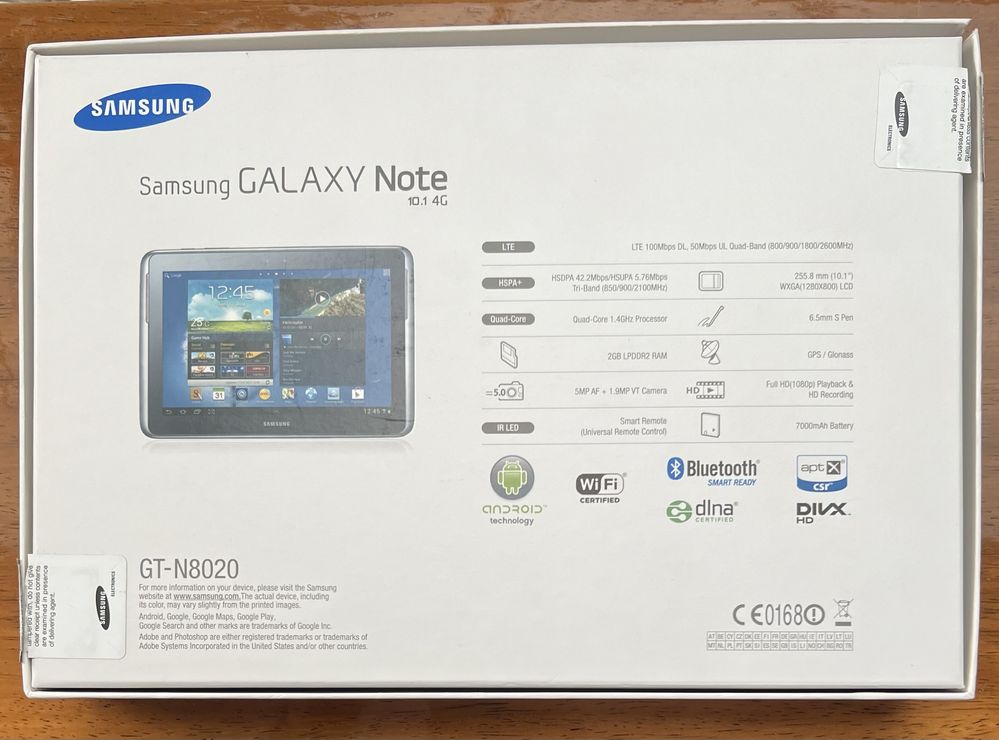 Tablet Samsung Galaxy Note como novo