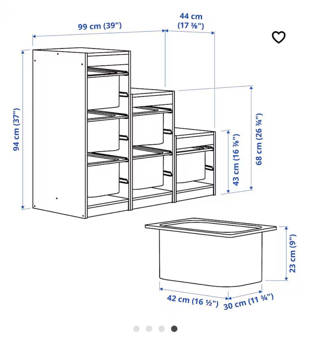 Armario/Combinação de arrumação IKEA TROFAST