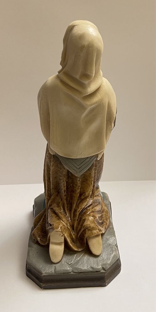 Stara figurka ceramika alabaster Maryja