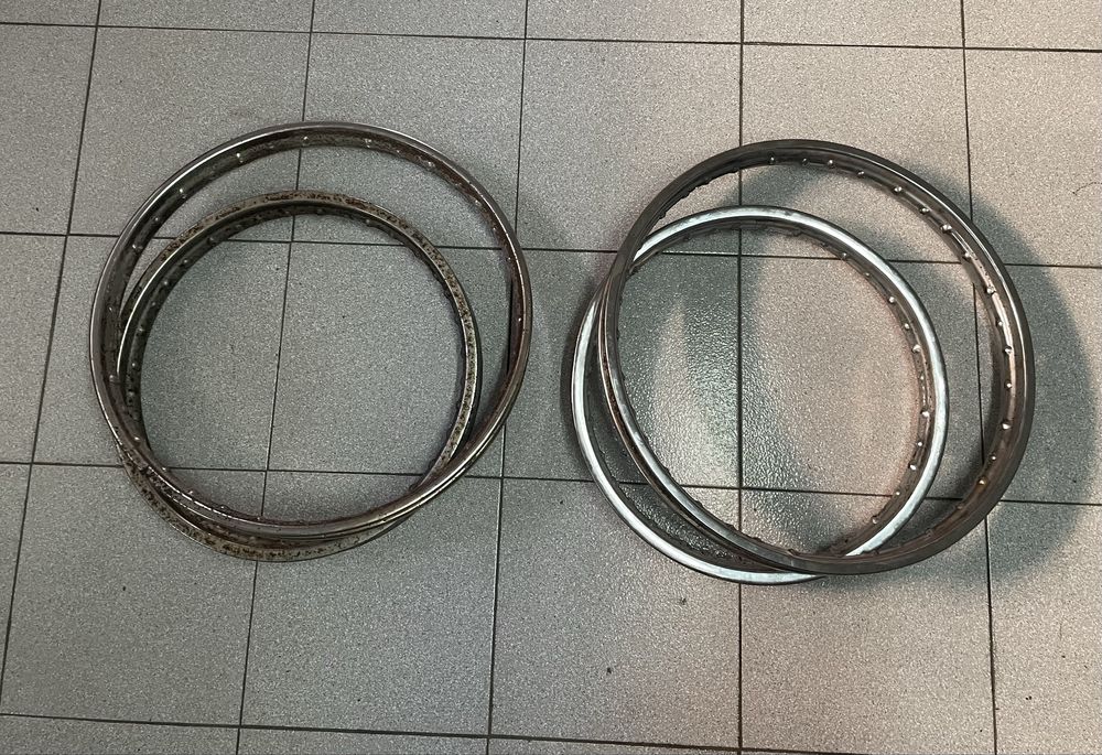 Aros moto 21 e 18 pol