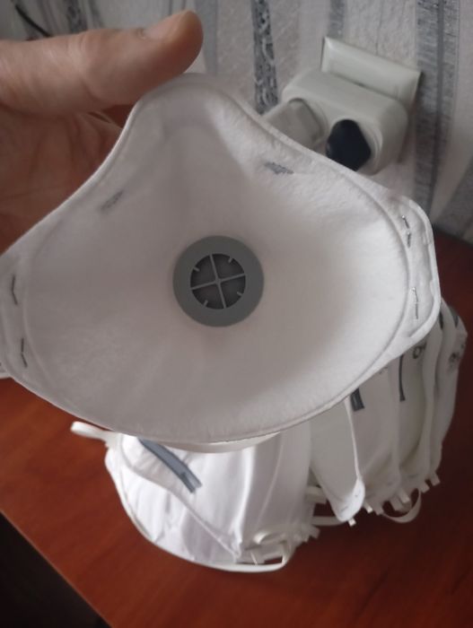 Респіратор протиаерозольний BLS   O2 102V FFP2 NR D (Італія).Нові.