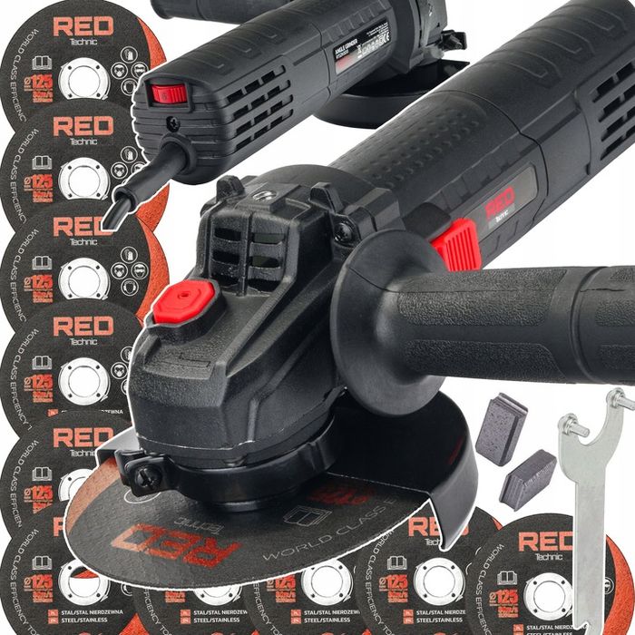 Szlifierka Kątowa Diax Kątówka Sieciowa 125mm 10x Tarcza 1300w Regulac