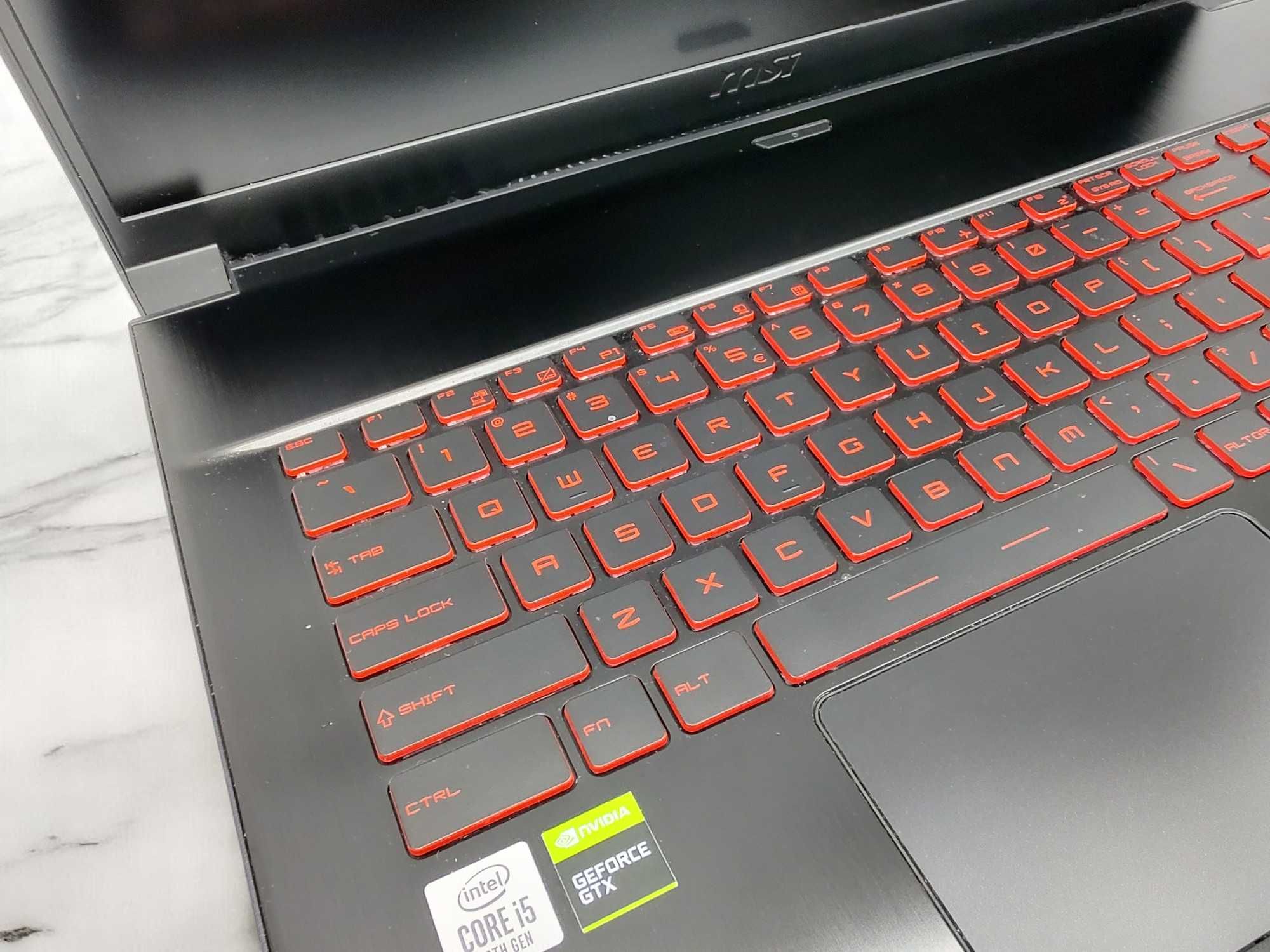 MSI GF75 17 cali Thin i5-10g./8GB/500SSD/GTX1650/Win 11 Lombard Gorzów