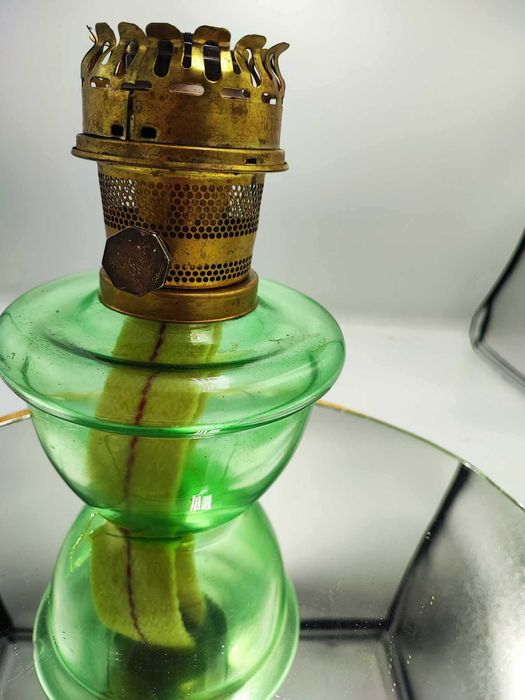 Przedwojenny zbiornik do naftowej,brenner Aladin 23,dwurzędowy