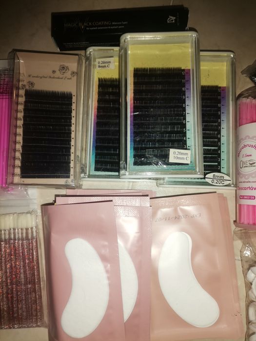 Kit para colocar pestanas