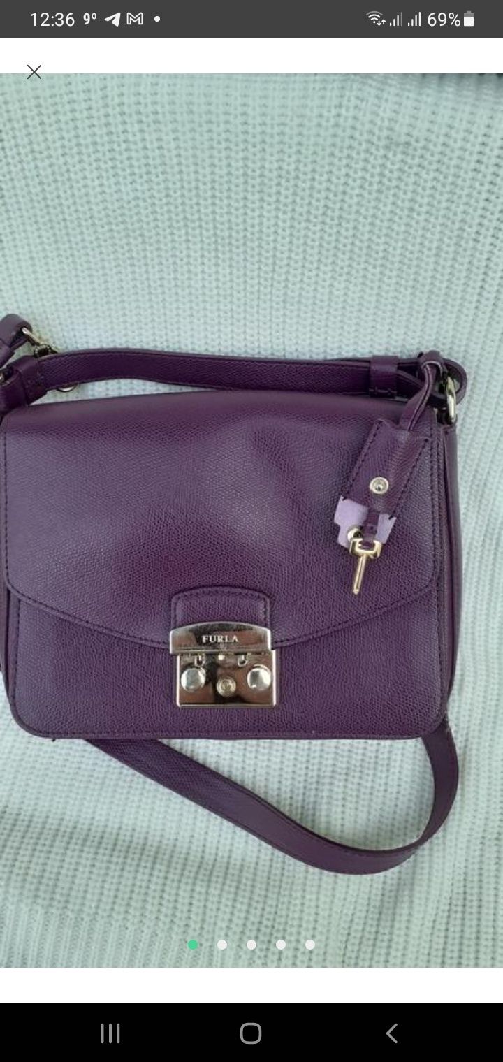 Сумка жіноча шкіряна бренду  FURLA