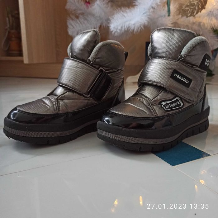 Зимние теплющие не промокаемые ботинки для девочки