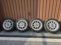 Alufelgi Bbs 4x100 15 oryginalne 195 50 opony opony
