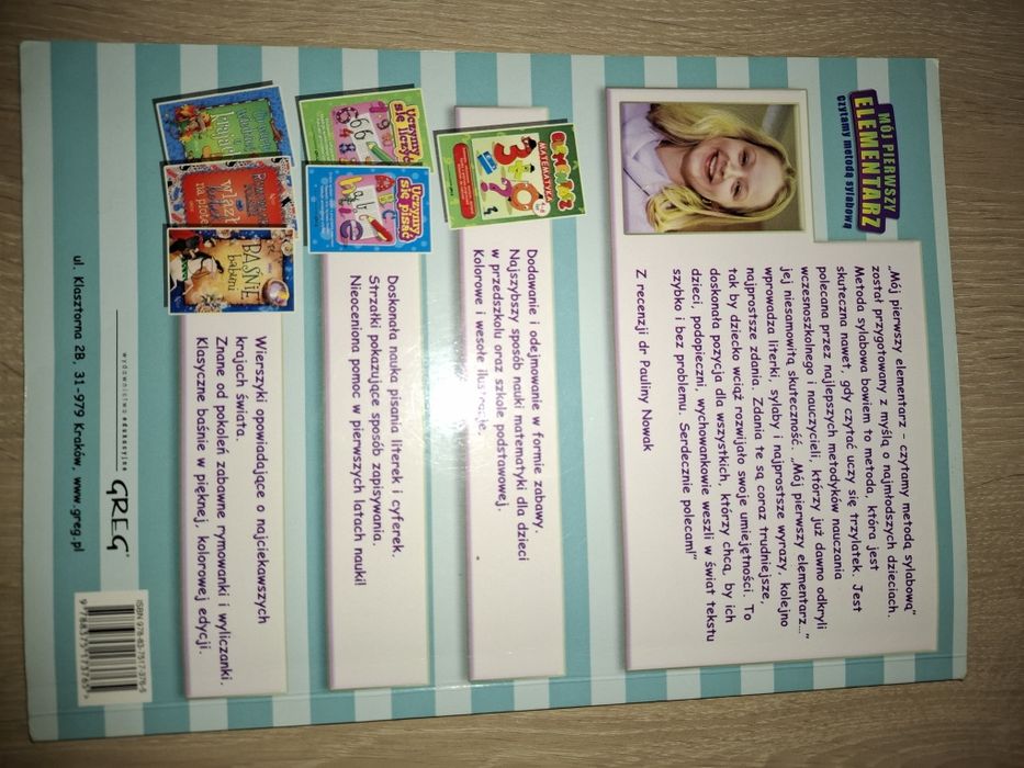 Mój pierwszy elementarz. Czytamy metodą sylabową.