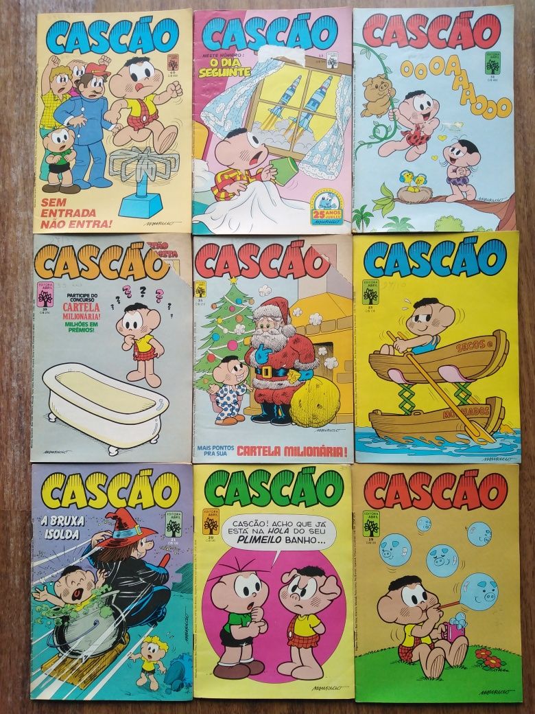 24 revistas de banda desenhada do Cascão