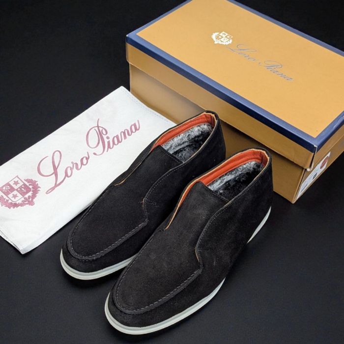 Лофери зима на хутрі Loro ТОП