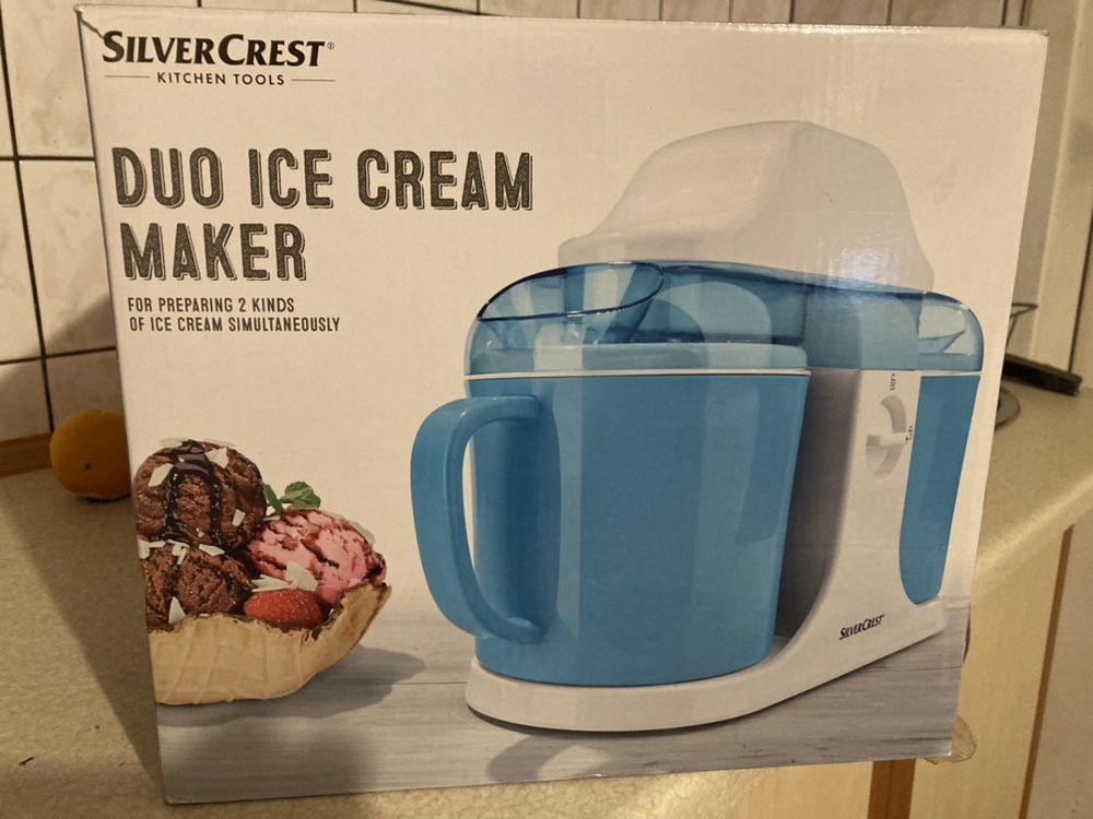 maszyna do lodów duo ice cream maker silvercrest