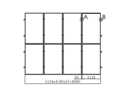 Konstrukcja gruntowa wbijana wertykalna kafar 2x4 fotowoltaika