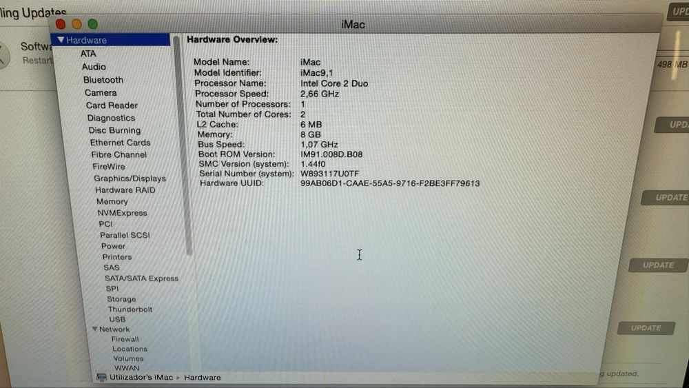 Computador Apple iMac 20”