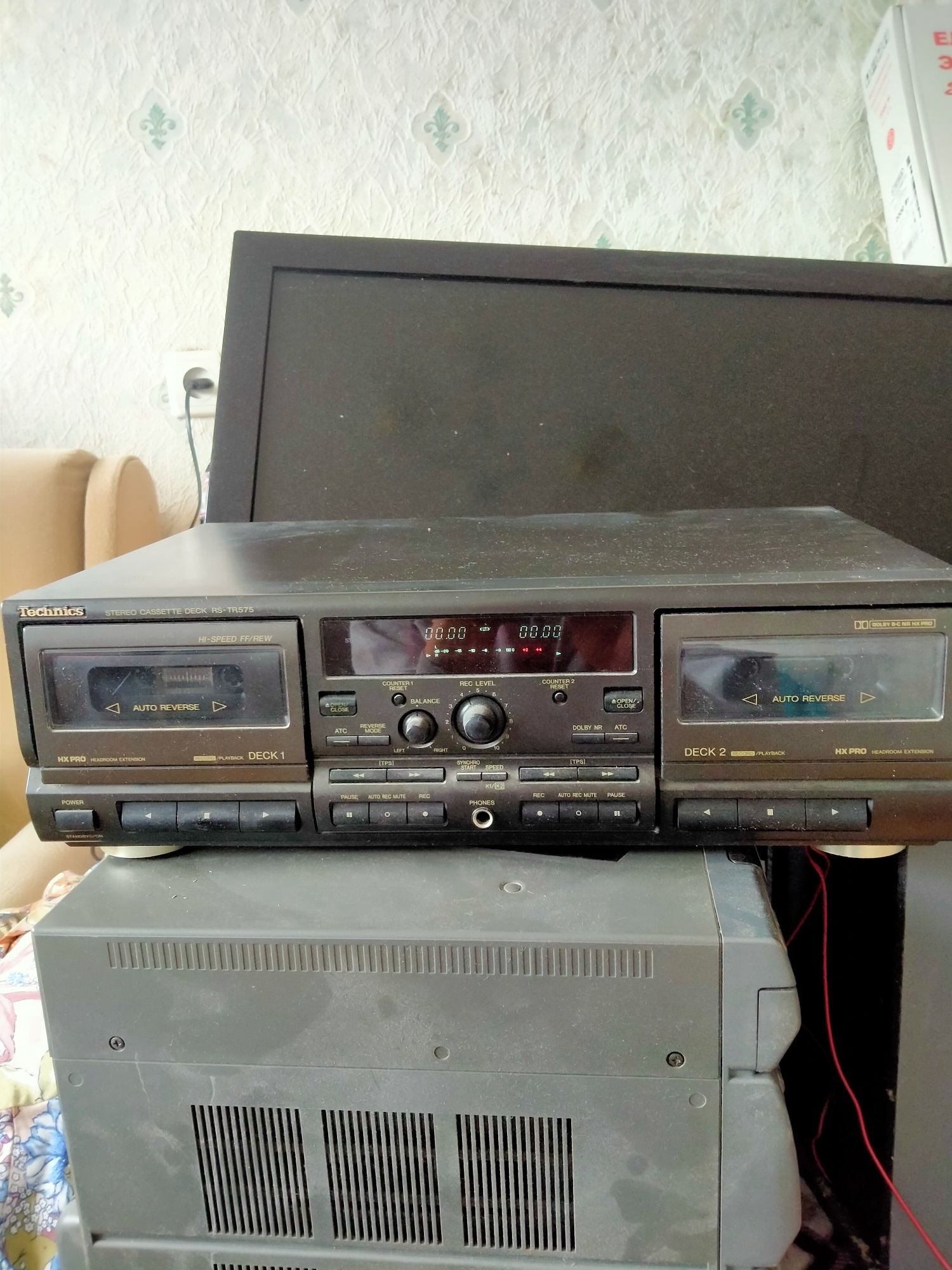 Technics, 2-х касетна дека, ретро