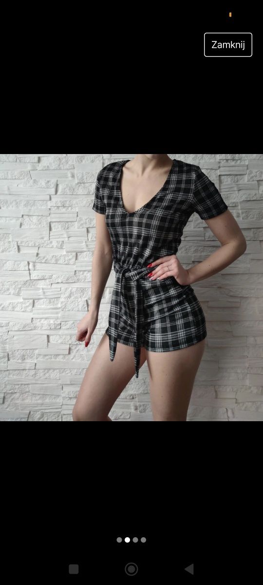 Kombinezon cieplejszy z paskiem Rozmiar XS S