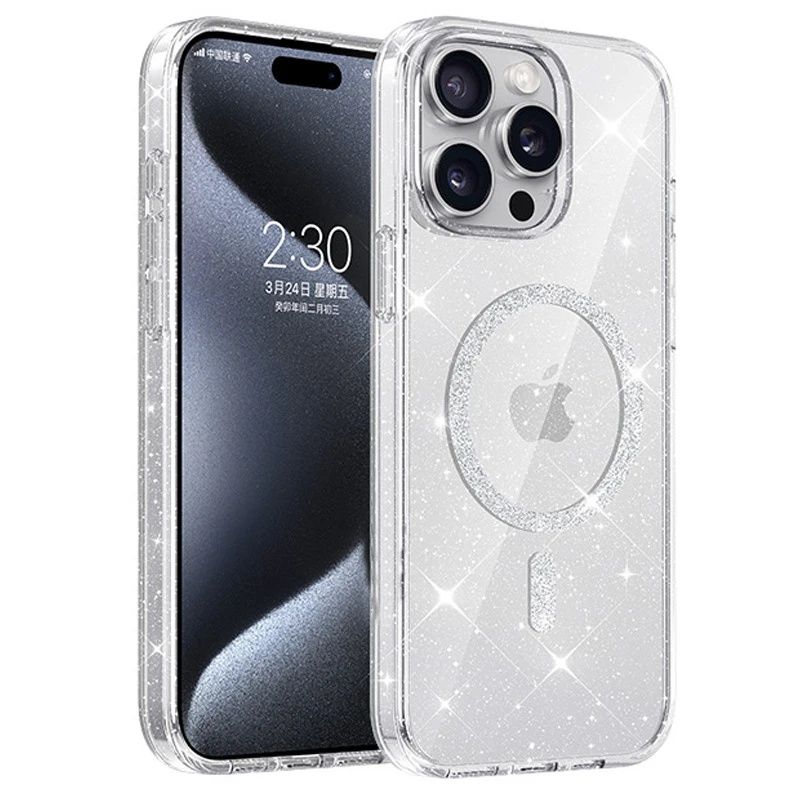 Чохол TPU Eclipse Sparkle (MagFit) для Apple iPhone 14 Pro (6.1")