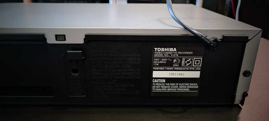 HiFi стерео відеомагнітофон TOSHIBA V-E78 6 голів!