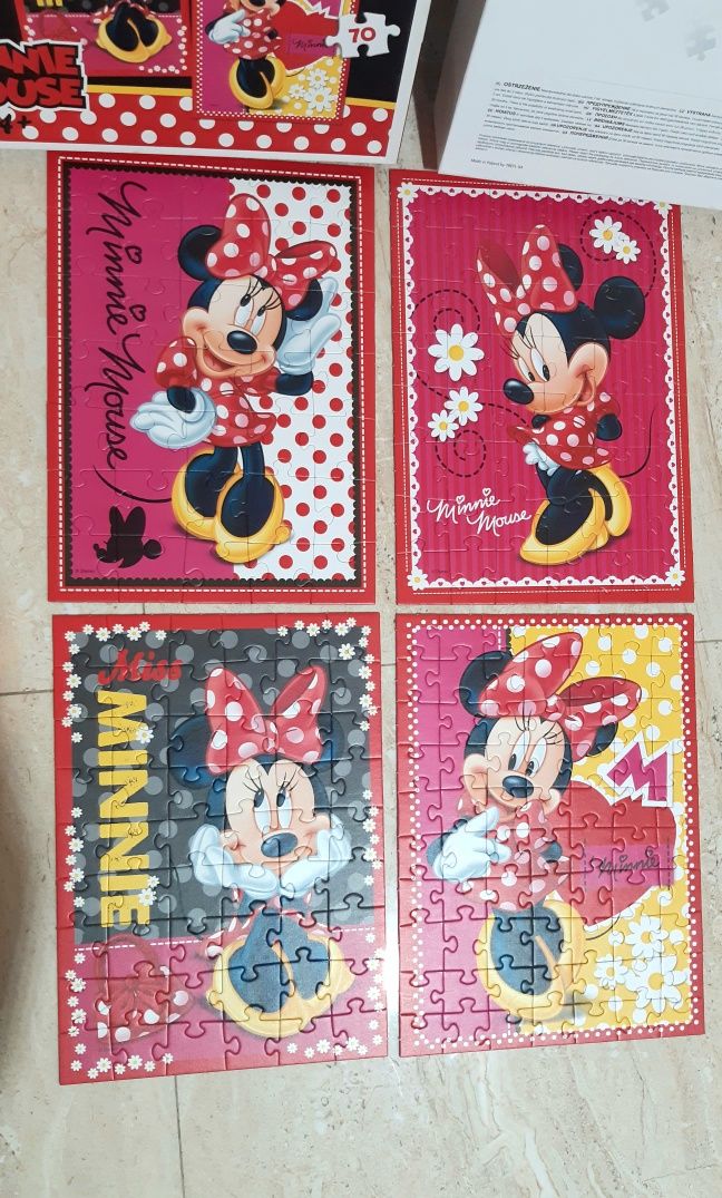 Puzzle Myszka Minnie Trefl 4in1