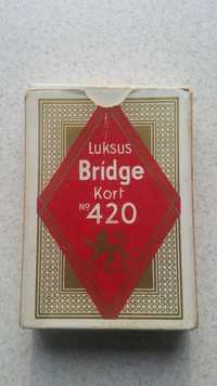 LUXUS BRIDGE KORT NO 420 stare duńskie karty do gry