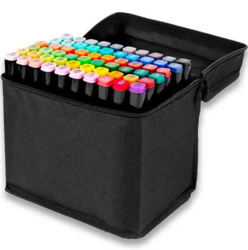 48 шт Маркери скетч набір двосторонніх Малювання скетч Набор рисование