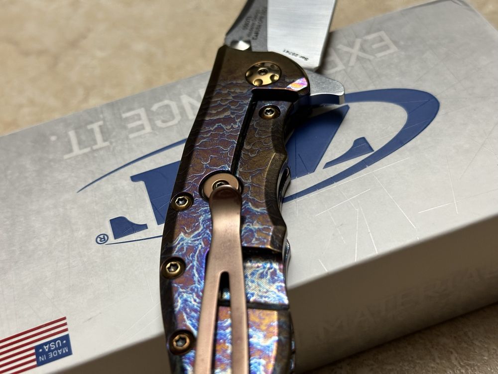 Нож Zero Tolerance 0562TI Hinderer 3.5" Custom Anodization