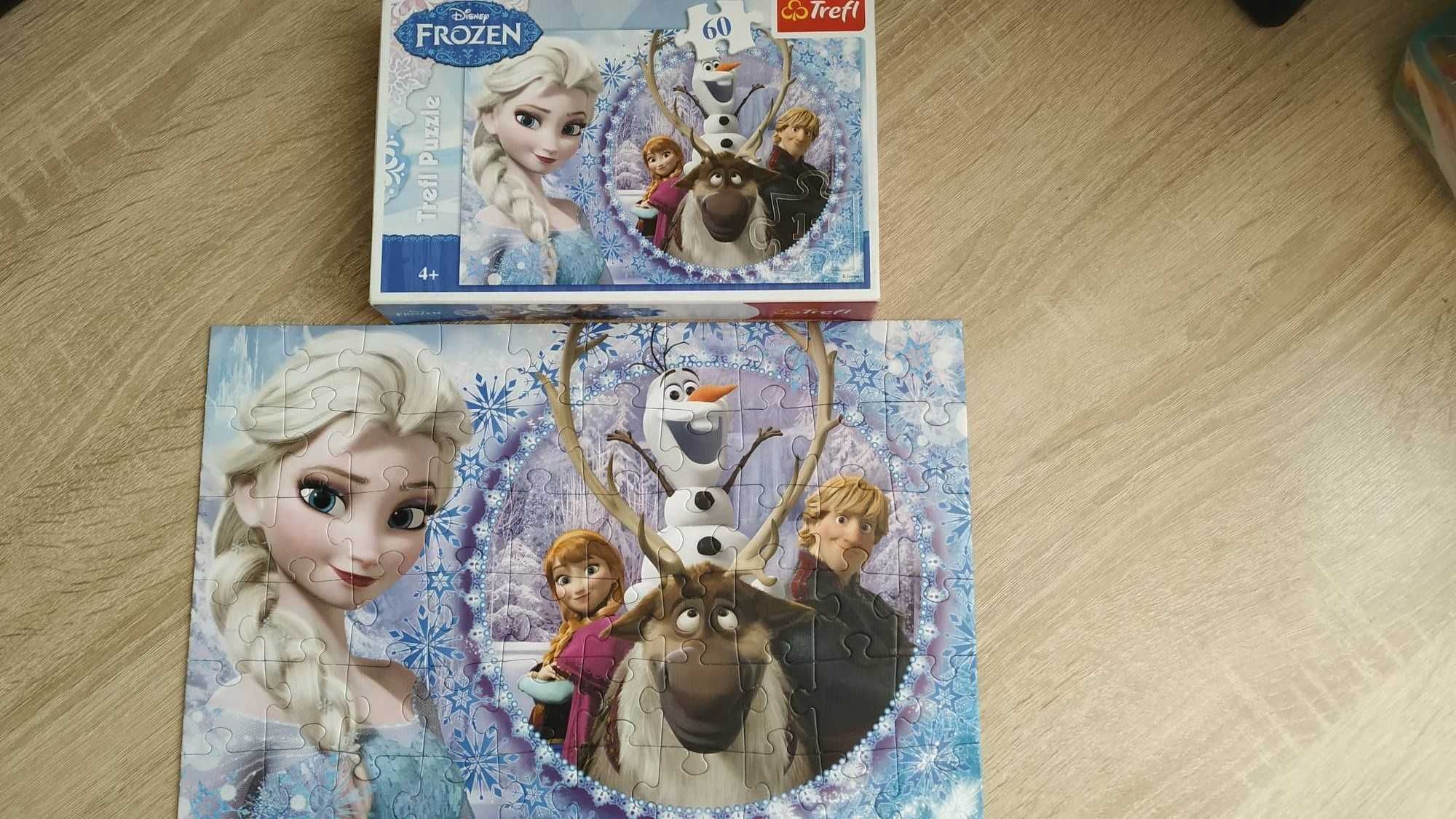 Elza i Anna Trefl Puzzle Kraina Lodu 60 szt.