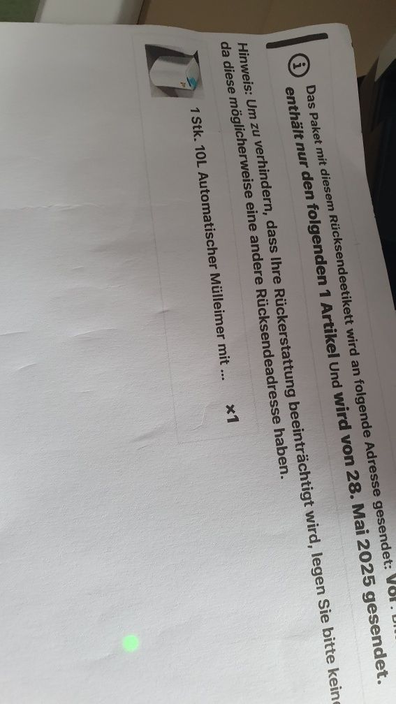 Sprzedam nowy inteligentny kosz na śmieci