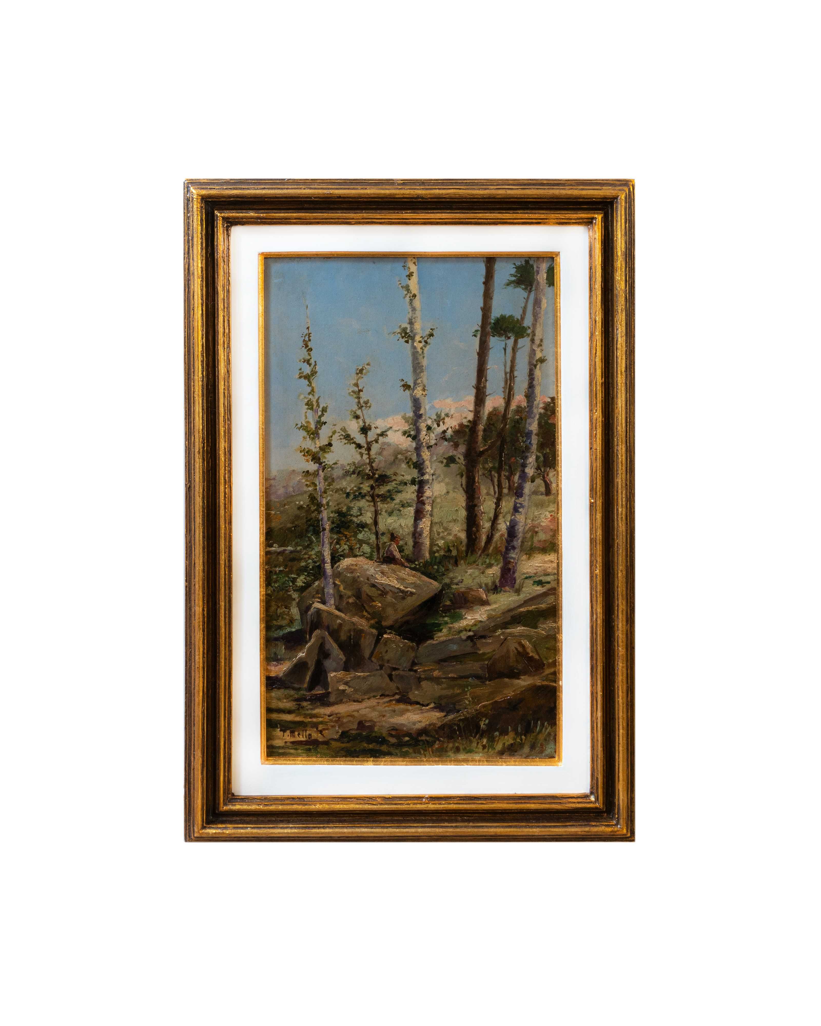 Pintura paisagem Thomaz de Mello JrSintra.