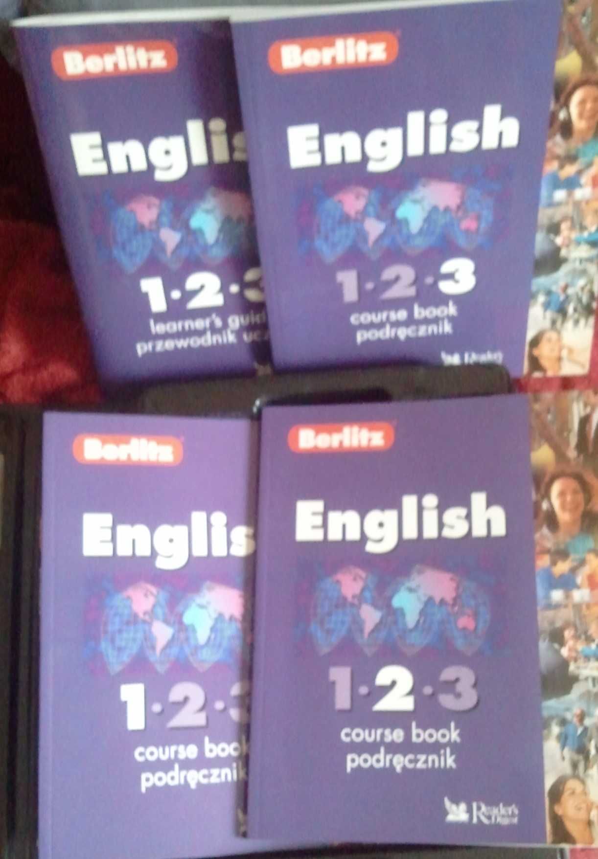 Kurs języka angielskiego Berlitz na kasetach magnet.