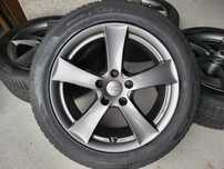 [k291] Koła zimowe 17 Cali 5x112 Hankook 225/50/17 6mm Audi 21r