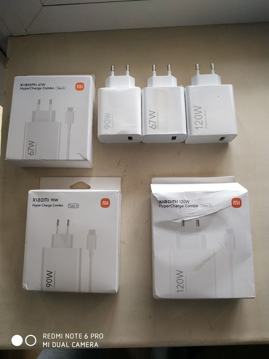 Xiaomi hyper charge combo быстрая зарядка 120w 45w 67w 90w
