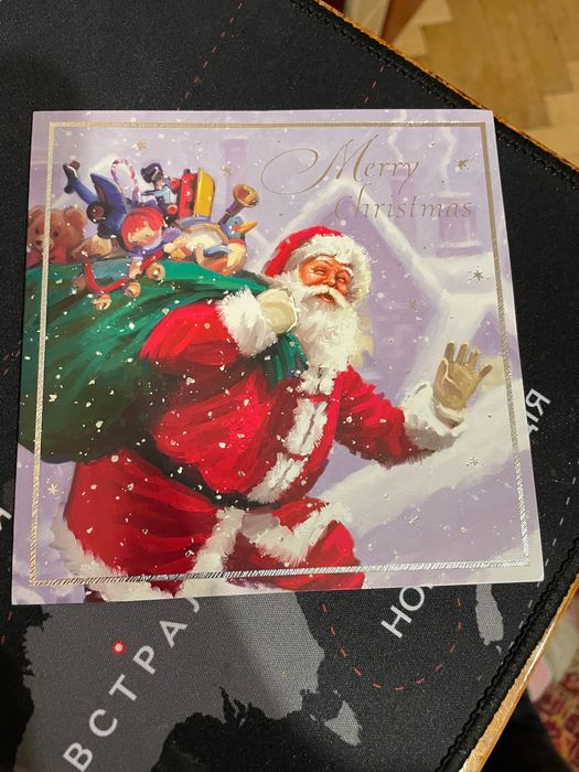 Різдвяна листівка Merry Christmas відкрита Різдво  11 шт откритка