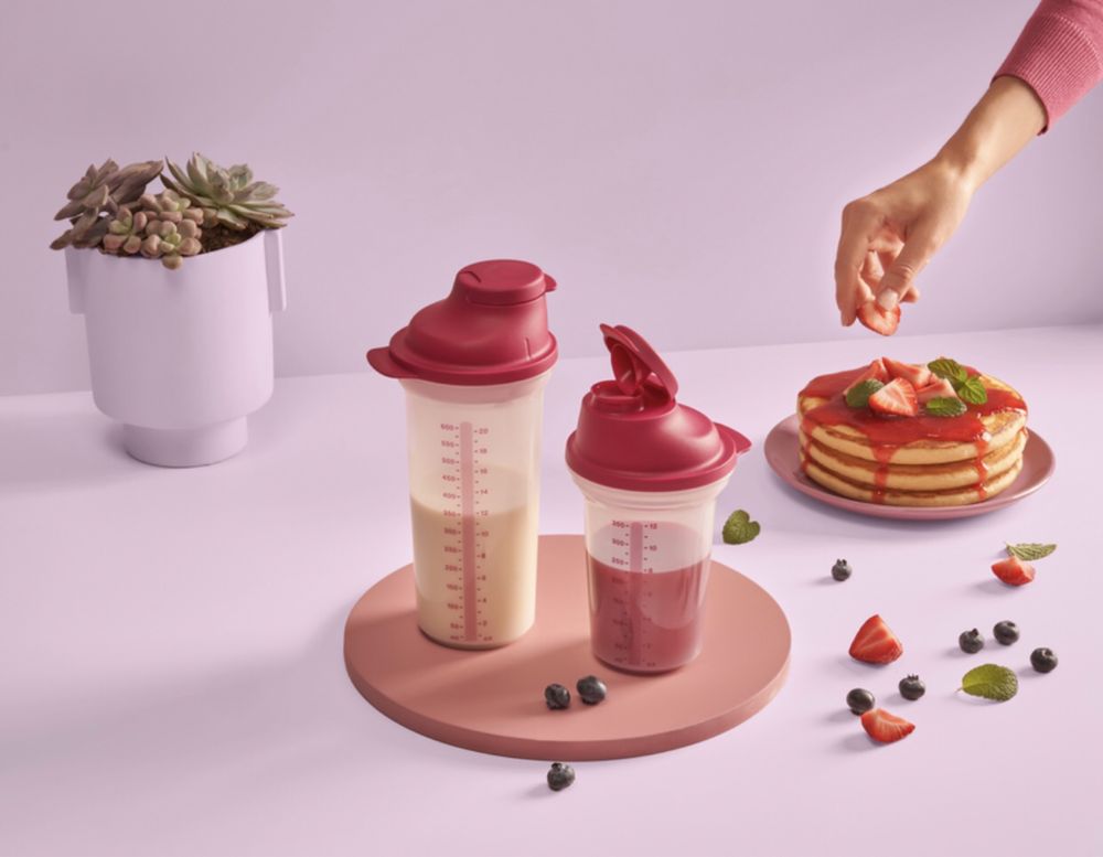 Shaker 600ml tupperware